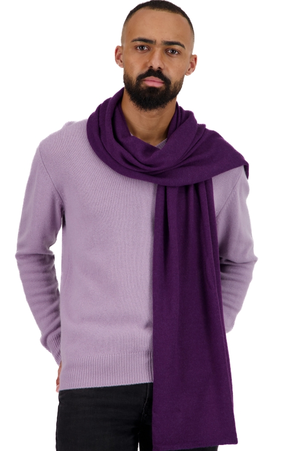 Baby Alpaca accesoires sjaals tyson purple 210 x 45 cm